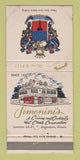 Matchbook Cover - Simonini's Restaurant Algonquin IL WEAR 30 Strike