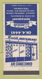 Matchbook Cover - Rexdale Restaurant ON WEAR 30 Strike
