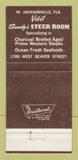 Matchbook Cover - Sandy Edwards Refectory Orlando FL 30 Strike