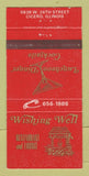 Matchbook Cover - Wishing Well Restaurant Cicero IL 30 Strike