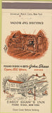 Matchbook Cover - Emily Shaw's Inn Hotel Pound Ridge NY 30 Strike