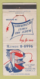 Matchbook Cover - Tufaro's Restaurant Corona LI NY WEAR 30 Strike