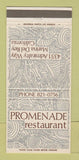 Matchbook Cover - Promenade Restaurant Marina Del Rey CA 30 Strike