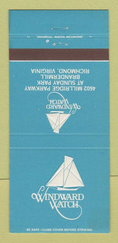 Matchbook Cover - Windward Watch Richmond VA 30 Strike