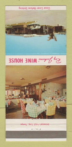 Matchbook Cover - Ray Jackson's Wine House St Petersburg FL 30 Strike
