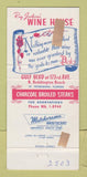 Matchbook Cover - Ray Jackson's Wine House St Petersburg FL 30 Strike