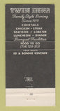 Matchbook Cover - Twin Inns Restaurant Carlsbad CA 30 Strike