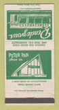 Matchbook Cover - Rendezvous Restaurant Charlottetown PEI PE WEAR 30 Strike