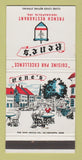 Matchbook Cover - Rene's French Restaurant Indianapolis IN 30 Strike