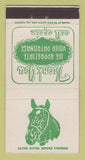 Matchbook Cover - Canada Thank You Horse 30 Strike