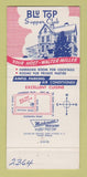 Matchbook Cover - Blu Top Supper Club St Louis MO 30 Strike