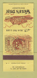 Matchbook Cover - Wolf's Den Restaurant Knox PA 30 Strike