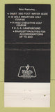 Matchbook Cover - Wolf's Den Restaurant Knox PA 30 Strike
