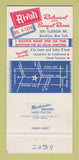 Matchbook Cover - Rivoli Restaurant Brooklyn NY  30 Strike
