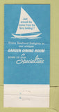 Matchbook Cover - 7 Seas Restaurant Sausalito CA 30 Strike