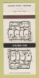 Matchbook Cover - Sob's Speakeasy Crown Point IN 30 Strike