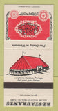 Matchbook Cover - Red Wagon Restaurants Wisconsin Dells WI Baraboo 30 Strike