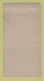 Matchbook Cover - Canada Thank You Horse YELLOW 30 Strike