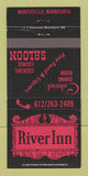 Matchbook Cover - River Inn Monticello MN 30 Strike