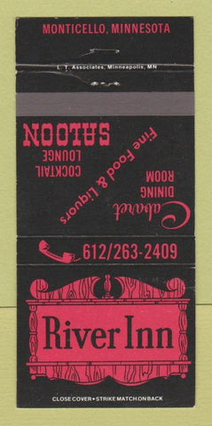Matchbook Cover - River Inn Monticello MN 30 Strike