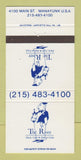 Matchbook Cover - The River Cafe Dance Club Manayunk Philadelphia PA 30 Strike