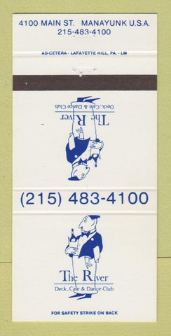 Matchbook Cover - The River Cafe Dance Club Manayunk Philadelphia PA 30 Strike