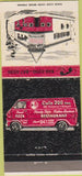 Matchbook Cover - Cafe 200 Inc Pizza Restaurant no town 30 Strike