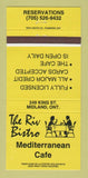 Matchbook Cover - Tiv Bistro Midland ON 30 Strike