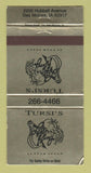 Matchbook Cover - Tursi's Little Italy Des Moines IA WEAR 30 Strike