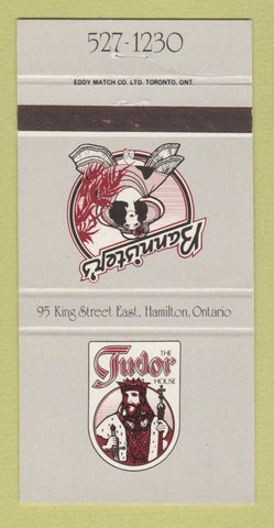 Matchbook Cover - Bannister's Hamilton ON The Tudor House 30 Strike
