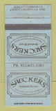 Matchbook Cover - Shucker's Seafood Jekyll Island GA WORN 30 Strike