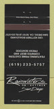 Matchbook Cover - Rainwater's on Kettner San Diego CA 30 Strike