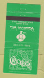 Matchbook Cover - Raintree Inn Colorado Springs Crackers 30 Strike