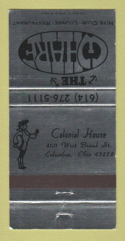 Matchbook Cover - The Wharf Restaurant Columbus OH Colonial House 30 Strike