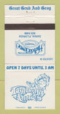 Matchbook Cover - Tugboat Annie's Harbour Towne Marina Dania FL 30 Strike