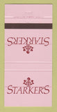 Matchbook Cover - Starker's Restaurant Kansas City MO 30 Strike