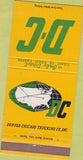 Matchbook Cover - Denver Chicago Trucking Coast to Coast 30 Strike