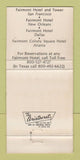Matchbook Cover - Squire Restaurant San Francisco CA Fairmont WEAR 30 Strike