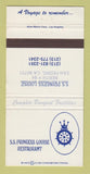 Matchbook Cover - SS Princess Louise Restaurant San Pedro CA 30 Strike