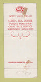 Matchbook Cover - Village Manor Grosse Pointe MI WEAR 30 Strike