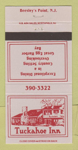 Matchbook Cover - Tuckahoe Inn Beesley's Point NJ 30 Strike