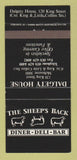 Matchbook Cover - Sheep's Back Dalgety House Melbourn Australia 30 Strike