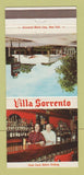 Matchbook Cover - Villa Sorrento Glen Cove LI NY 30 Strike