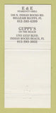 Matchbook Cover Stakeout Grill Guppy's Belleair Bluffs Indian Rocks FL 30 Strike