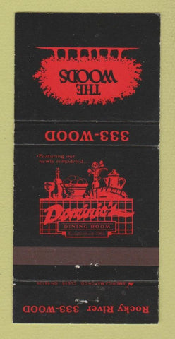 Matchbook Cover - The Woods Restaurant Rocky River OH 30 Strike