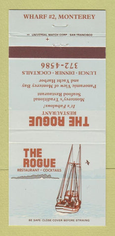 Matchbook Cover - Rogue Restaurant Monterey CA 30 Strike