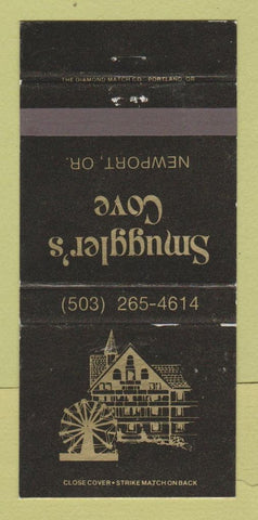 Matchbook Cover - Smuggler's Cove Newport OR WEAR 30 Strike