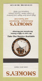 Matchbook Cover - Smokey's Restaurant Deli Toronto ON 30 Strike