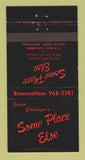 Matchbook Cover - Some Place Else Battle Creek MI 30 Strike
