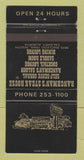 Matchbook Cover - Ranchman's Steak House Calgary AB 30 Strike